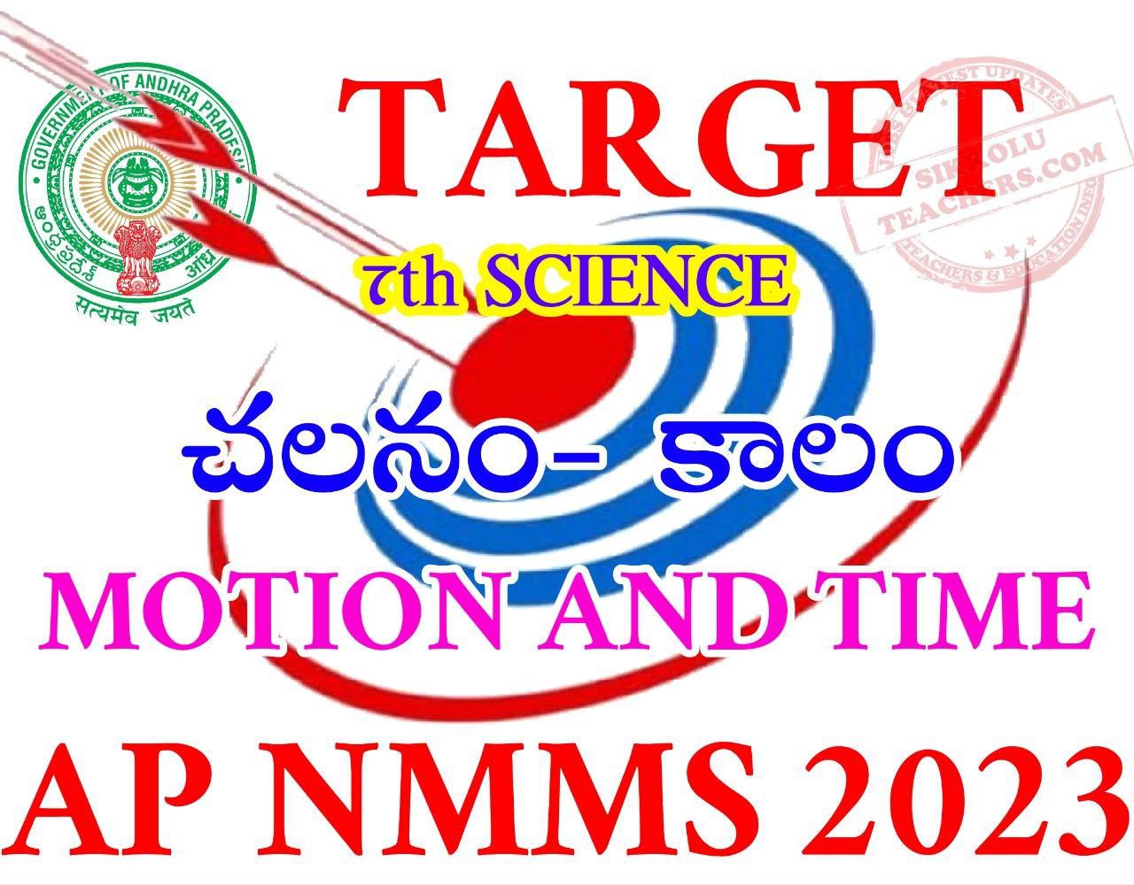 nmms online tests 7th science 'motion and time'