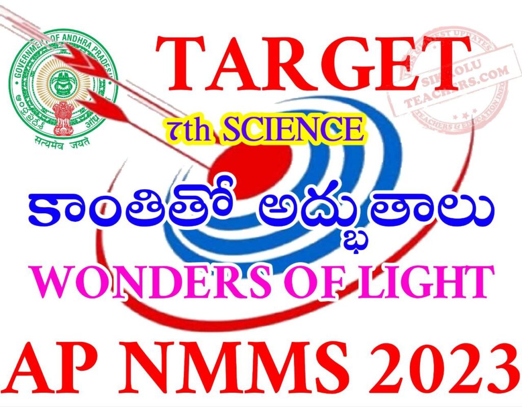 nmms online tests for 7th CLASS GENERAL SCIENCE 8.Wonders of Light