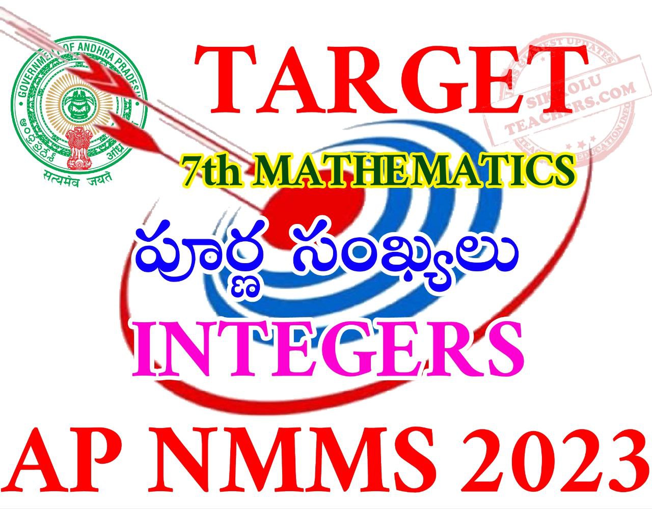 NMMS ONLINE TESTS-7th CLASS MATHEMATICS 'Integers'