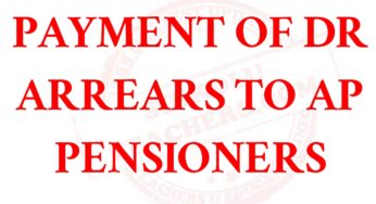 Payment of DR arrears to AP pensioners